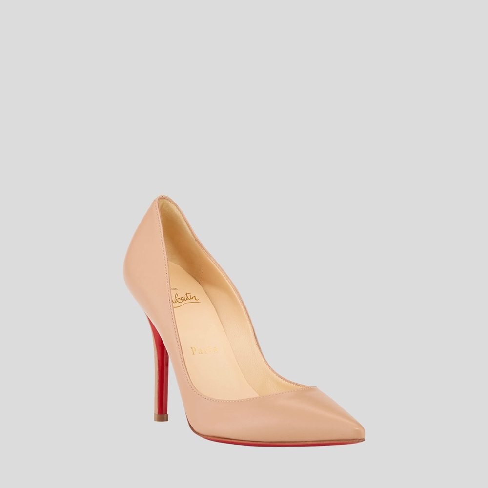 ❌SOLD❌ CHRISTIAN LOUBOUTIN
Apostrophy Leather Pumps Color: Nude Nappa Size: 38.5 - Picture 5 of 10